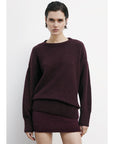 W5-2K0326 Maglia in Rasato Purple Red