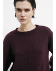 W5-2K0326 Maglia in Rasato Purple Red