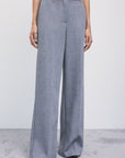 W6-2P0039 Pantalone Sartoriale Stretch Gray Melange
