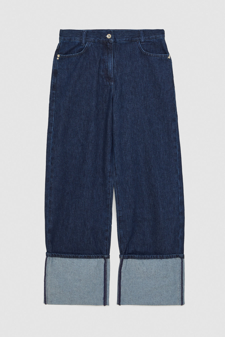 W3-2P1503 Pantalone Denim Authentic Blue Wash