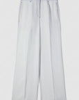 S6-2P1743 Jeans Wide leg in Denim Leggero Super Bleach Tencel