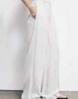 S6-2P1743 Jeans Wide leg in Denim Leggero Super Bleach Tencel