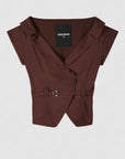 S6-2S1549 Giacca Sartoriale Corta Cintura Desert Sand