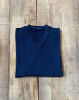 W5-0001 Maglia Lana Scollo V Notte24 Man