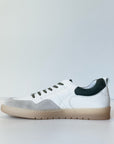 S5-23611 Sneaker Pelle/Suede Bianco/Militare Man