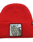 W4-1927 BEANIE Tiger Red