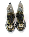 W-LAZY Sneakers Calzino Beige/Gold Woman