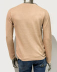 S3-0315 Maglia Girocollo Cotone Ultrasoft Sabbia Man