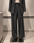 W6-E501 Pantalone Nero/Antracite