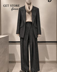W6-E501 Pantalone Nero/Antracite