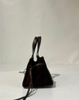 W5-1028 DIVA Borsa Suede Chocolate