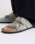 1029311 Arizona BigBuckle Pure Sage Nabuk Woman