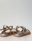 S5-917-12 NINA Sandalo Basso Borchie Gold