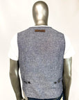 S4-LORRY Gilet Pelle Scamosciata Jungle Green Man