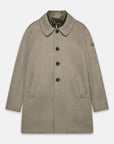 UW6-COAT Cappotto Tricotech Taupe Melange Man