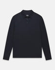UW6-WEIRS LS Polo Navy Man