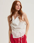 S5-45035 Top in Cotone Bianco