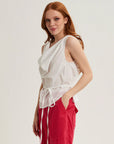 S5-45035 Top in Cotone Bianco