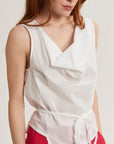 S5-45035 Top in Cotone Bianco