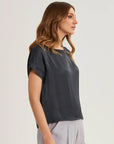 S5-45049 Blusa in Raso Lavagna
