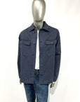 US5-WILLYS HBT OverShirt Canvas Navy Man