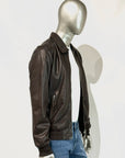 US5-NEW YORKER Giubbotto Pelle Dark Brown Man