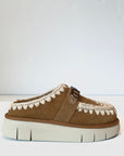 W5-Bounce Clog Metal Logo Cognac