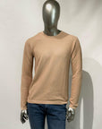 S3-0315 Maglia Girocollo Cotone Ultrasoft Sabbia Man