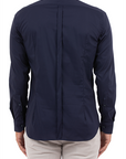 W3-UVAF52 Camicia Slim Blue Man