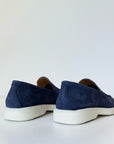 S5-PANT Mocassino Nabuk Navy Man