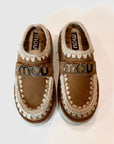 W5-Bounce Clog Metal Logo Cognac