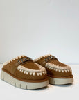 W5-Bounce Clog Metal Logo Cognac
