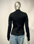 S6-8O0219 Piumino Ultralight Inserti in Maglia Nero