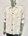 US5-ST.MALO Work Jacket Canvas Ivory Man