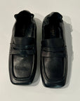 S6-IVY12 Mocassino Quadro Nero Woman