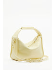 S6-8B0316 Borsa a Spalla Contemporary Hobo Piccola in Pelle Vanilla