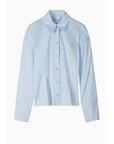 W5-8C0789 Camicia In Cotone Stretch Ice Water