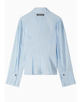 W5-8C0789 Camicia In Cotone Stretch Ice Water
