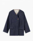 W6- K57 THISTLE Giacca Blu