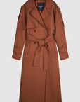 W5-8O0188 Cappotto in Lana Marrone