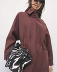 W6-8O0207 Parka in Lana Cashmere Wood Brown