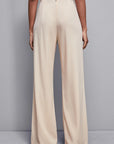 W4-8P0653 Pantalone Palazzo Essential Beige