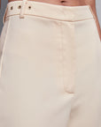 W4-8P0653 Pantalone Palazzo Essential Beige