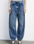 W5-8P0717 Jeans Baloon Black Wash