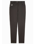 W5-8P0729 Pantalone Sigaretta 5 Tasche "Essential" Nero