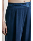 S6-8P0778 Pantalone Fluido Lagoon Blue