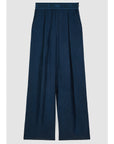 S6-8P0778 Pantalone Fluido Lagoon Blue