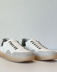 S5-23611 Sneaker Pelle/Suede Bianco/Militare Man