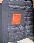 W6-0015 FROST Parka Tech Lungo Cappuccio Verde Bosco Man