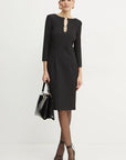 W4-AB007 Abito Longuette Nero